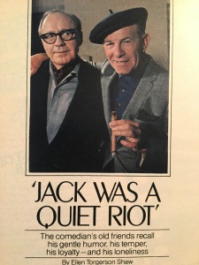 Jack Benny George Burns in TV Guide 