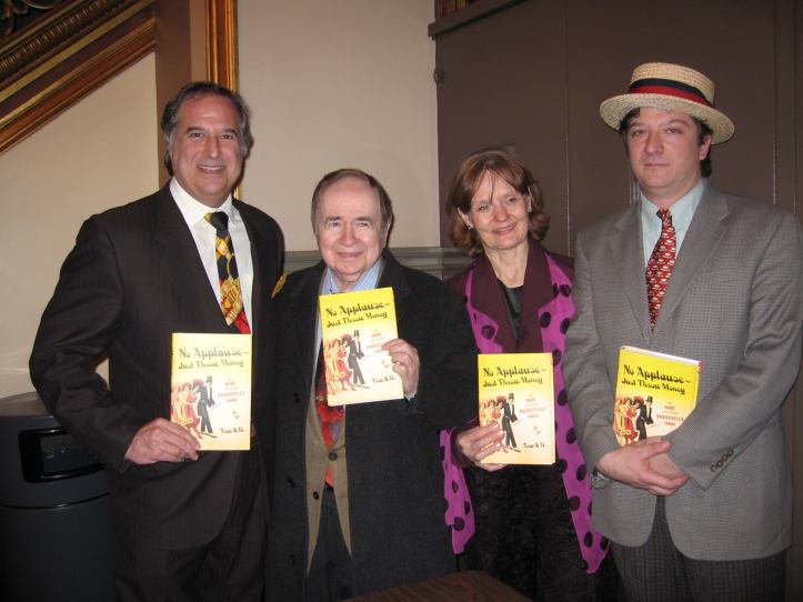 With Broadway producer Stewart F. Lane and Theatre Museum director Helen Guditis. Photo by Bonnie Comley